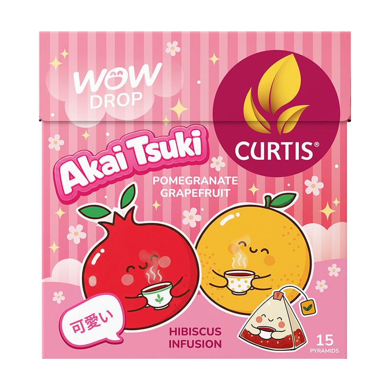 Чай "Wow Drop. Akai Tsuki", CURTIS, 15x1,5 г