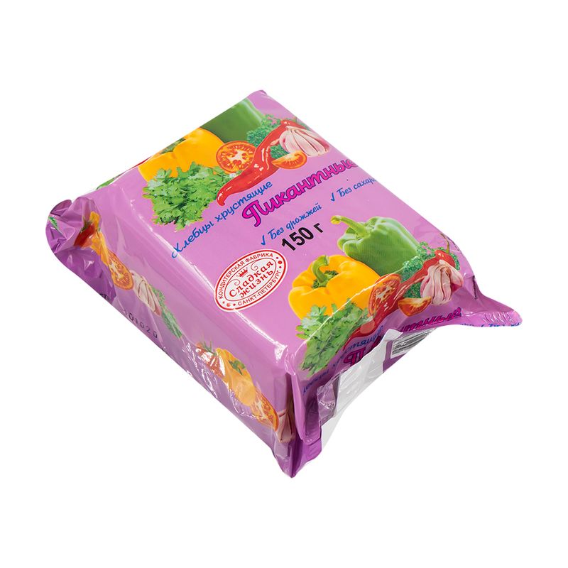 Хлебцы хрустящие, 150 г, в ассортименте