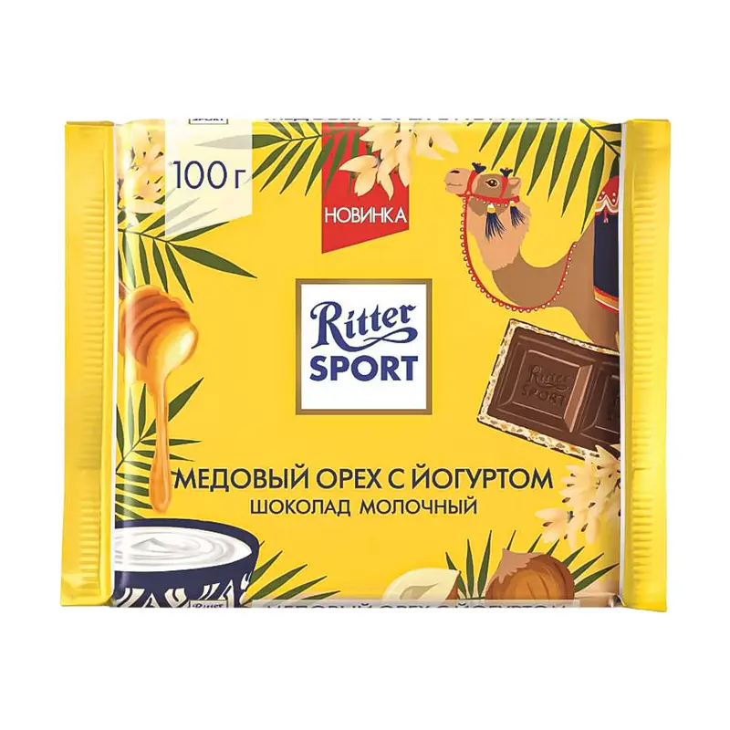 Шоколад, Ritter Sport, 100 г, в ассортименте
