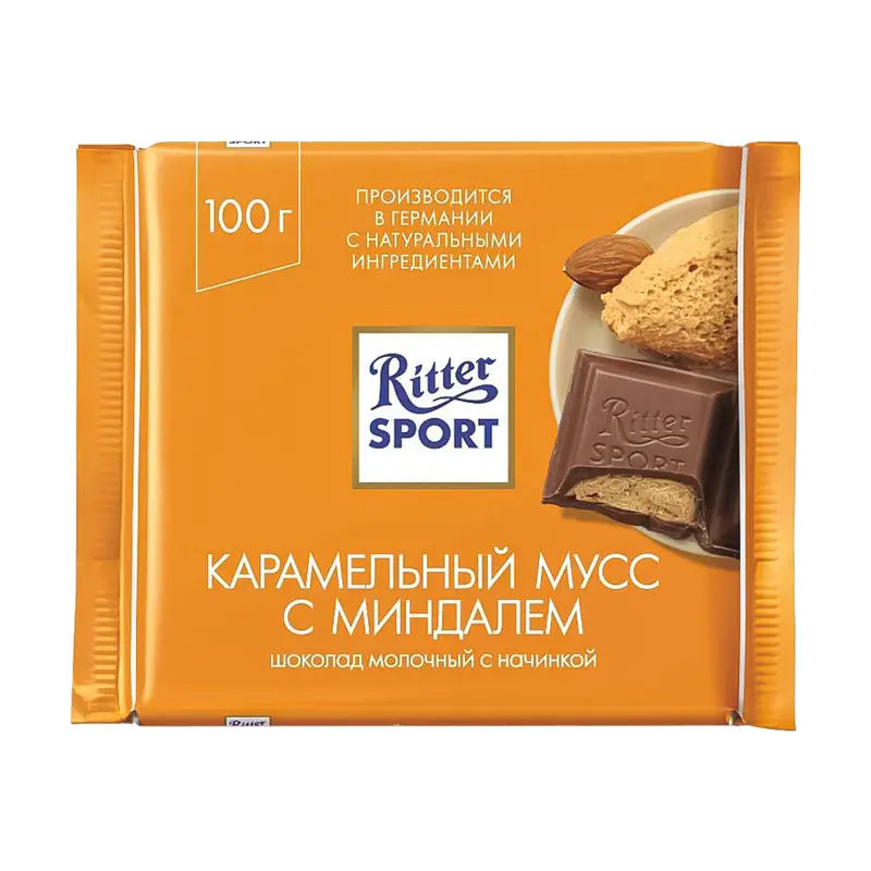 Шоколад, Ritter Sport, 100 г, в ассортименте