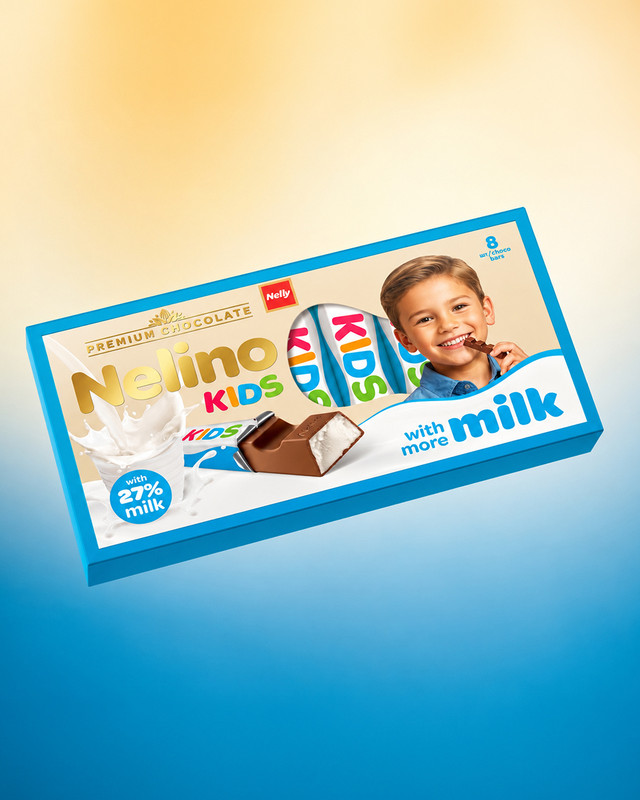 Piena šokolāde Nelino Kids, 100 g