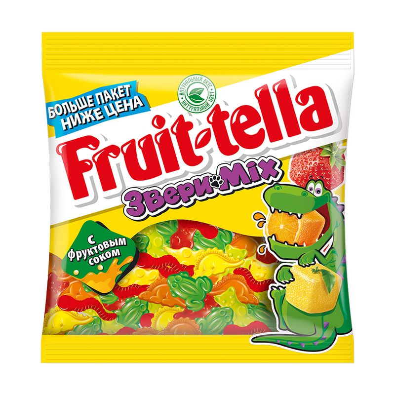 Мармелад "Звери MIX", Fruittella, 150 г