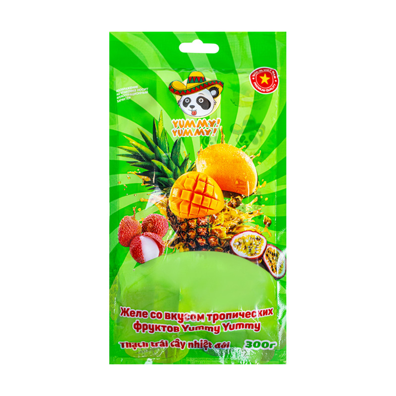 Želeja ar tropu augļu garšu Yummy Yummy, 300 g