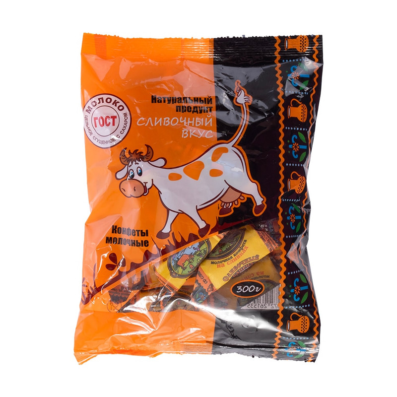 Piena konfektes ar krēmīgu garšu, 300 g