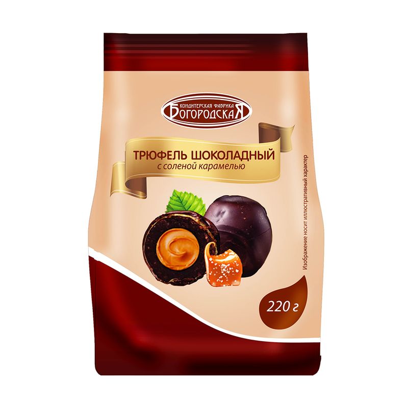 Конфеты "Трюфель шоколадный с солёной карамелью", 220 г