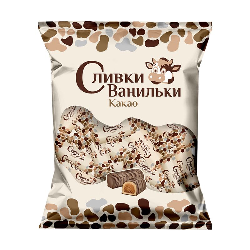 Мягкая карамель "Сливки-Ванильки", 200 г, в ассортименте