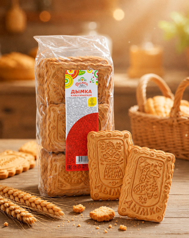Klasiskie cepumi Dymka, 550 g