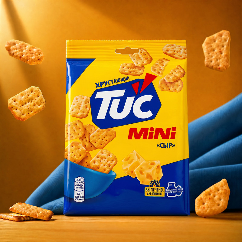 Крекер, TUC Mini, 110 г, в ассортименте
