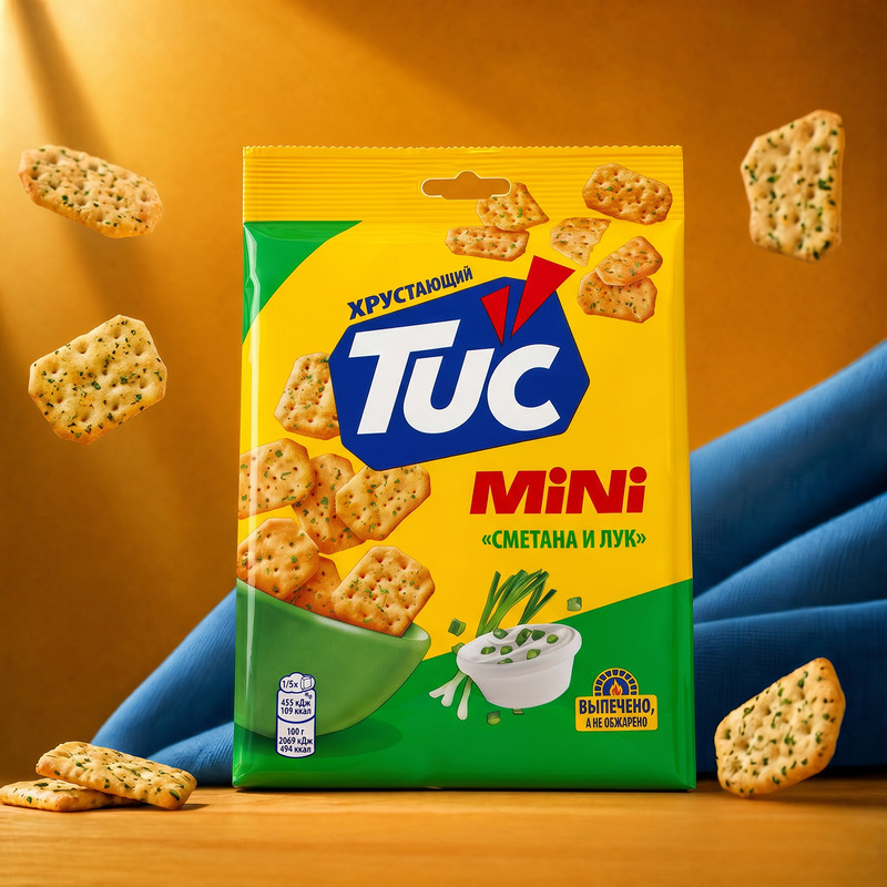 Крекер, TUC Mini, 110 г, в ассортименте