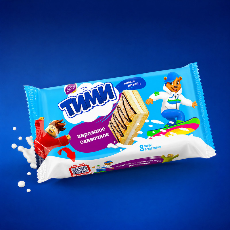 Пирожное сливочное "Timi", Konti, 240 г
