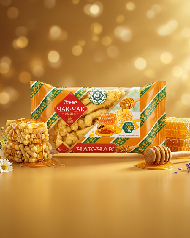Austrumu saldums ar pievienotu medu ČAK-ČAK Timosha, 50 g