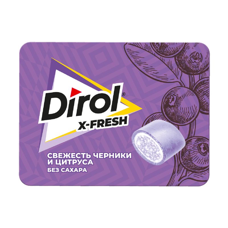 Жевательная резинка "X-Fresh", Dirol, 16 г, в ассортименте