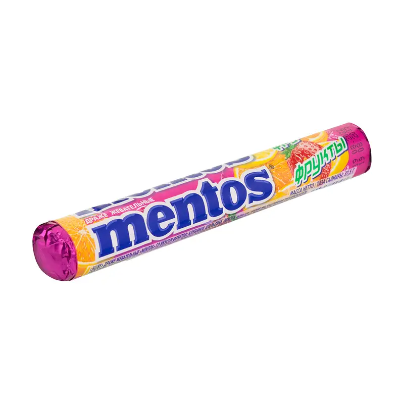 Драже жевательные, Mentos, 37,5 г, в ассортименте