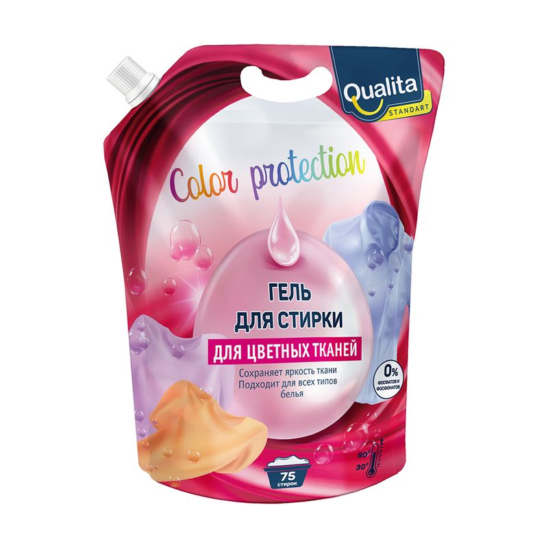 Гель для стирки, QUALITA STANDART, 3 л, в ассортименте