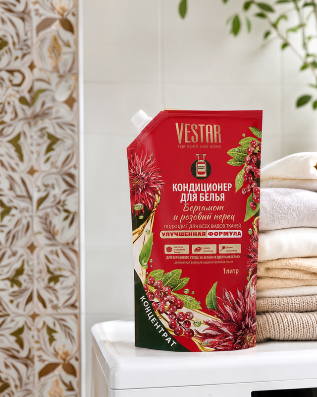 Кондиционер для белья, VESTAR, 1 л, в ассортименте