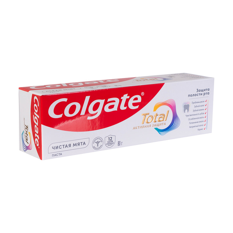 Зубная паста "Total 12", Colgate, 80 г, в ассортименте