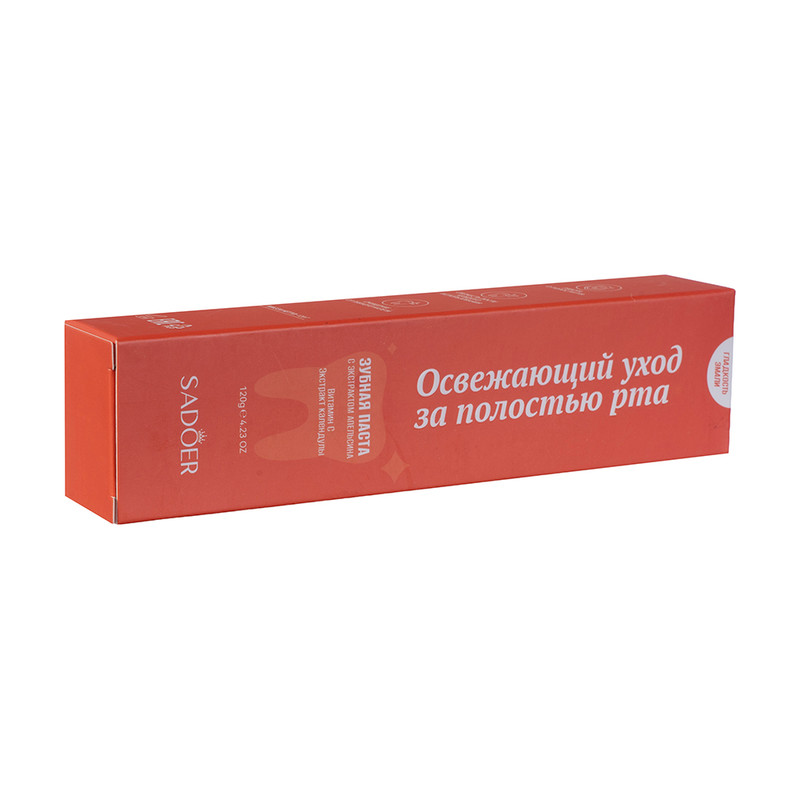 Зубная паста освежающая, SADOER, 120 г, в ассортименте