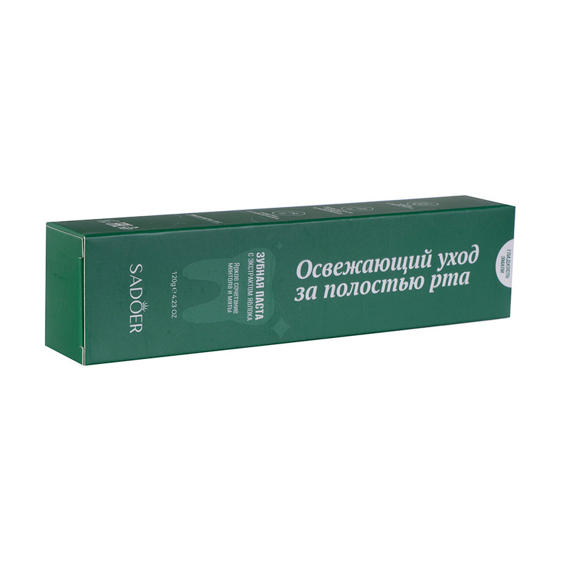 Зубная паста освежающая, SADOER, 120 г, в ассортименте