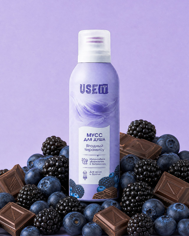 Мусс для душа "USE IT", 200 мл, в ассортименте