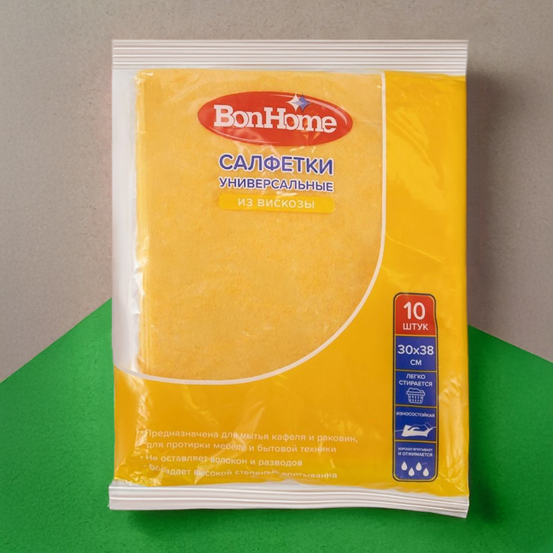 Viscose napkins, 30x38 cm., 10 pcs., in assortment