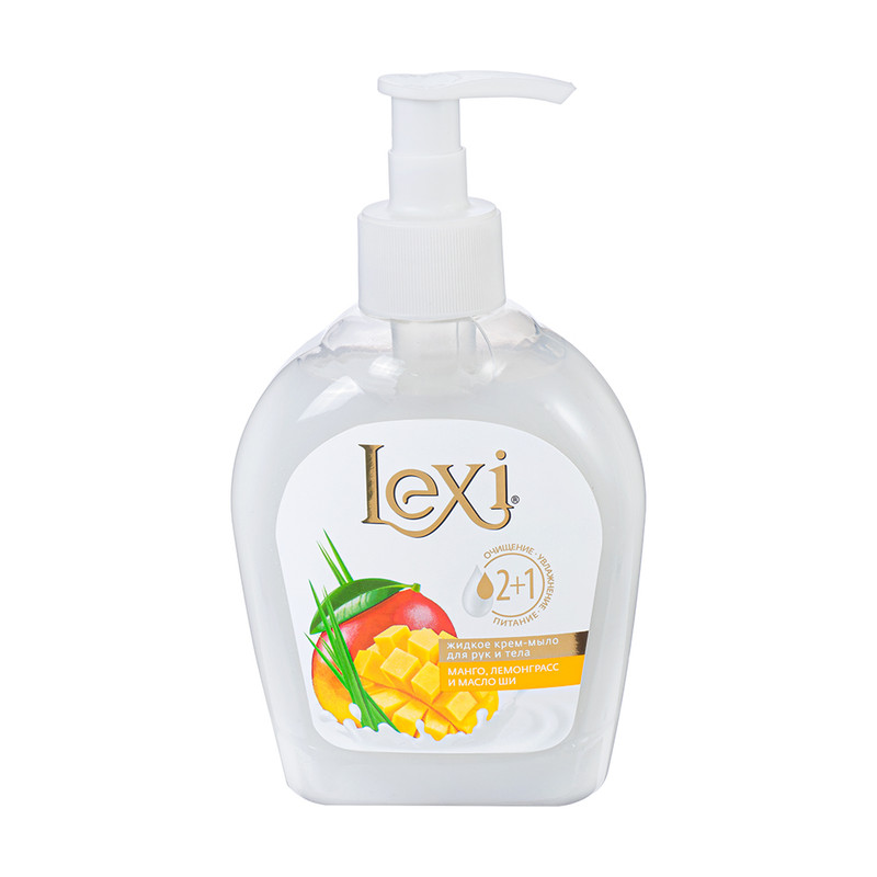 Крем-мыло жидкое, LEXI, 300 г, в ассортименте