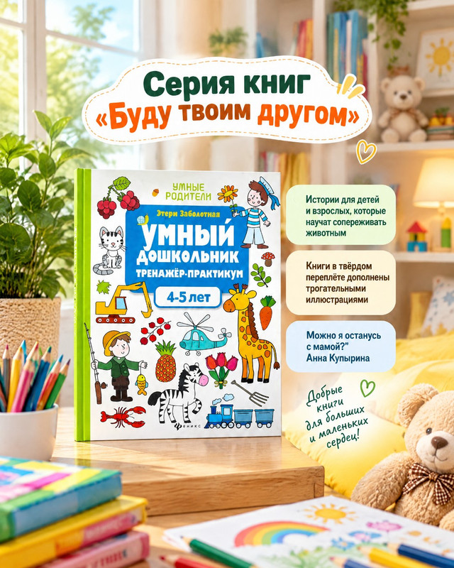 Серия художественных книг "Буду твоим другом"