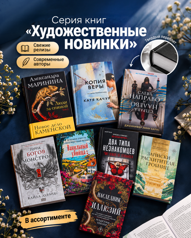 Серия книг "Художественные новинки"