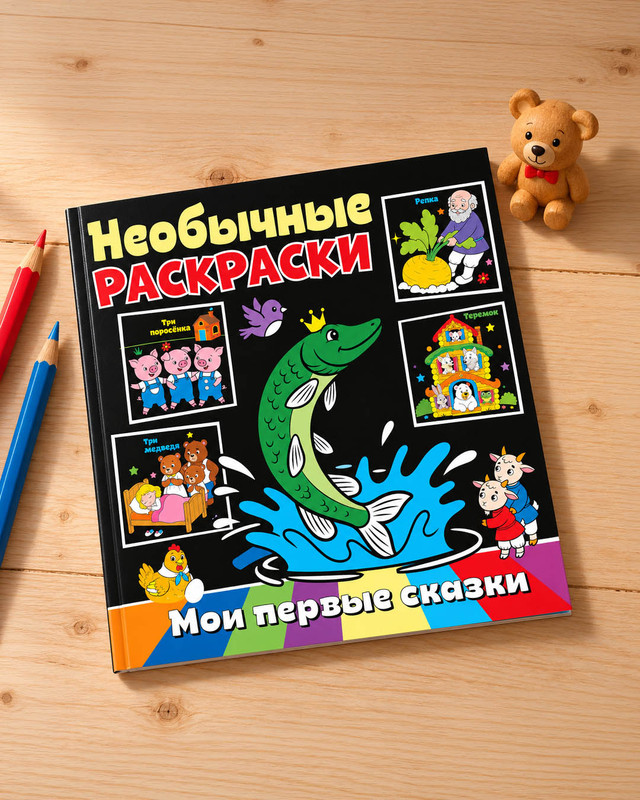 Необычные раскраски, в ассортименте