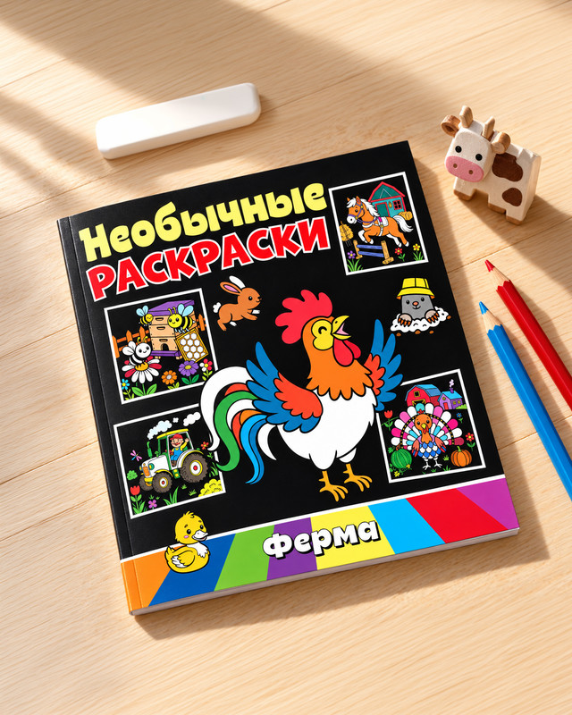 Необычные раскраски, в ассортименте