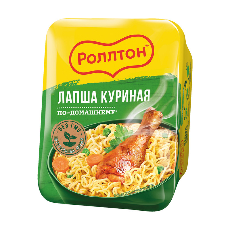 Лапша быстрого приготовления Роллтон 90 г, в ассортименте