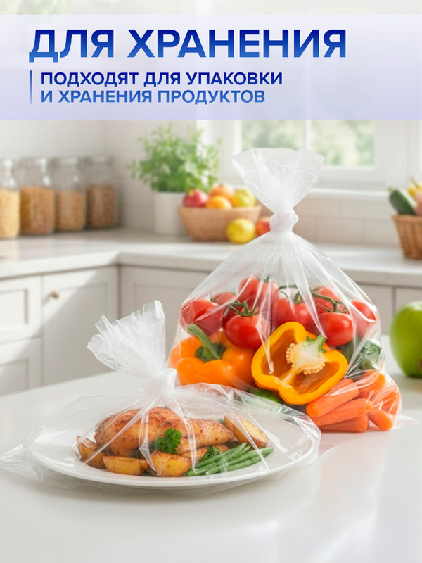 Пакеты фасовочные, BonHome, 30х40 см