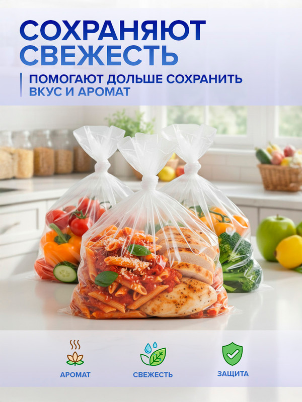 Пакеты фасовочные, BonHome, 30х40 см