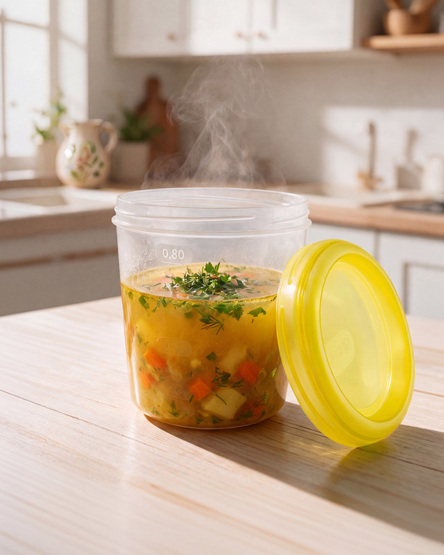 Ёмкость с завинчивающейся крышкой, FunCook, 1,05 л, в ассортименте