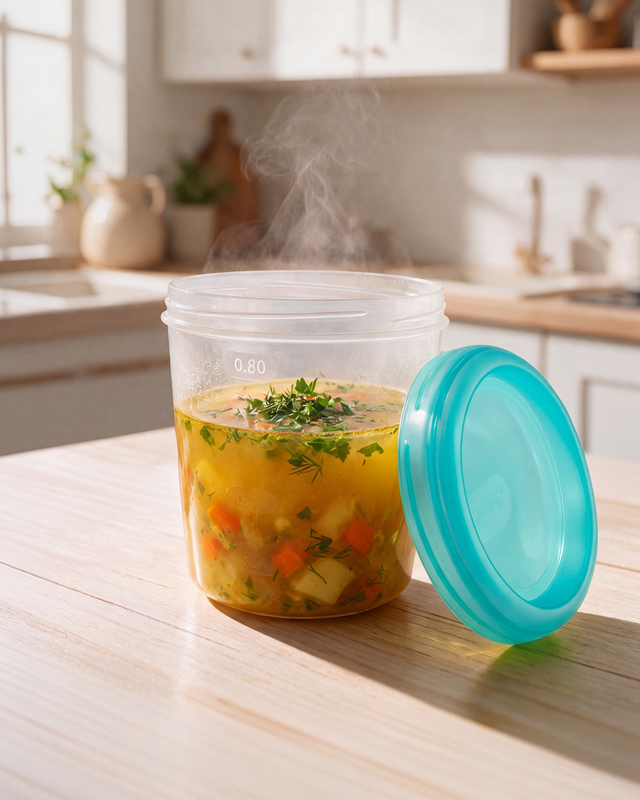 Ёмкость с завинчивающейся крышкой, FunCook, 1,05 л, в ассортименте