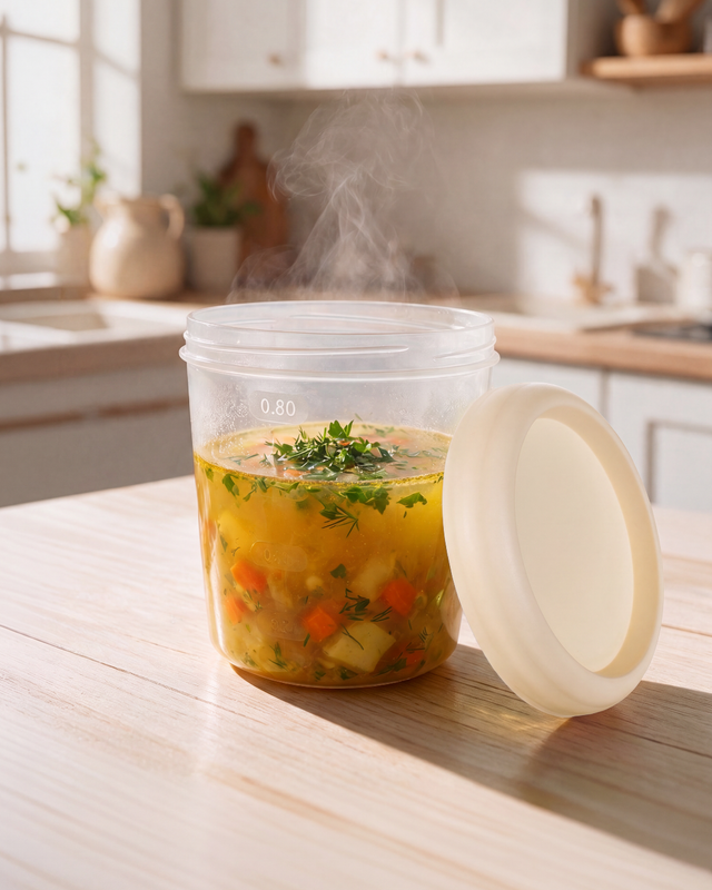 Ёмкость с завинчивающейся крышкой, FunCook, 1,05 л, в ассортименте