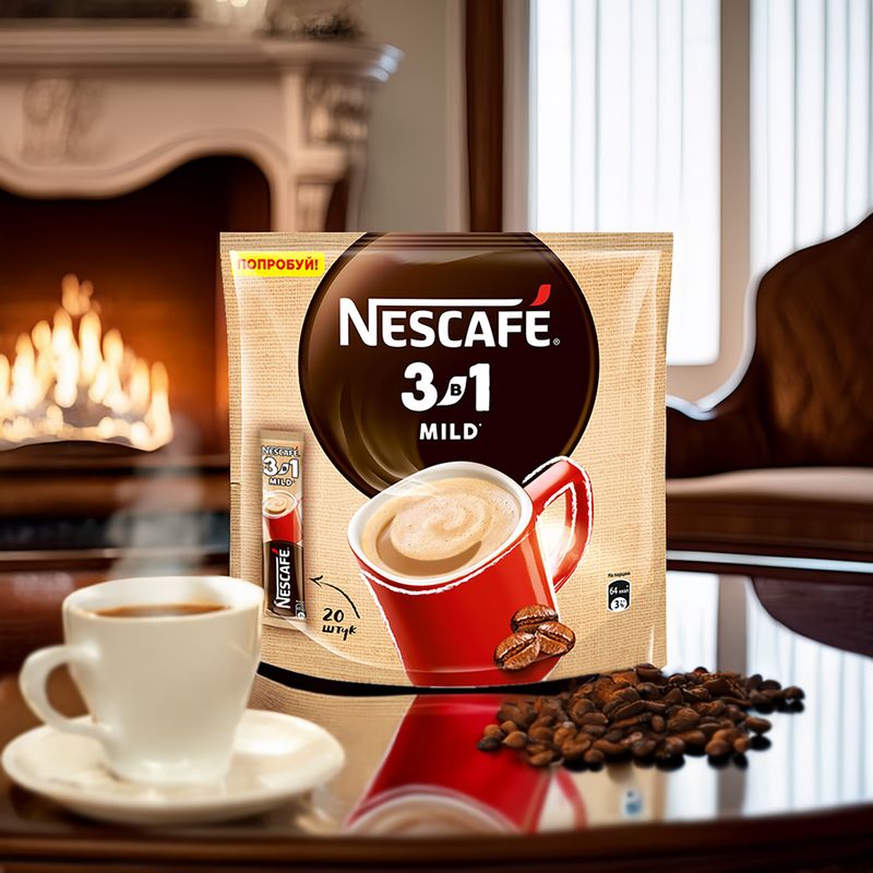 Instant coffee drink Nescafe 3 in 1 smooth, 290g