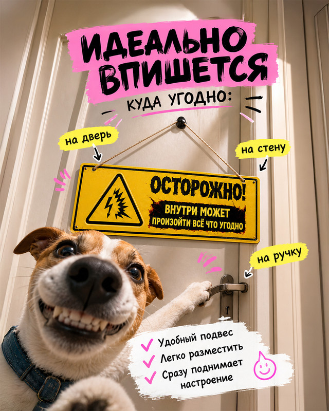 Табличка подвесная, PrankBank, в ассортименте
