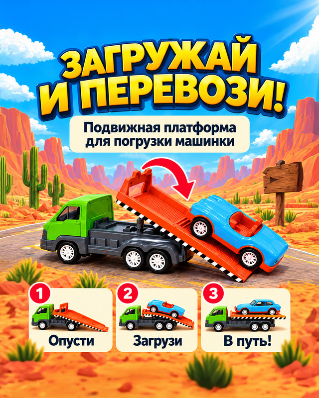 Игровой набор "Ретро-машинки", Play the Game, в ассортименте