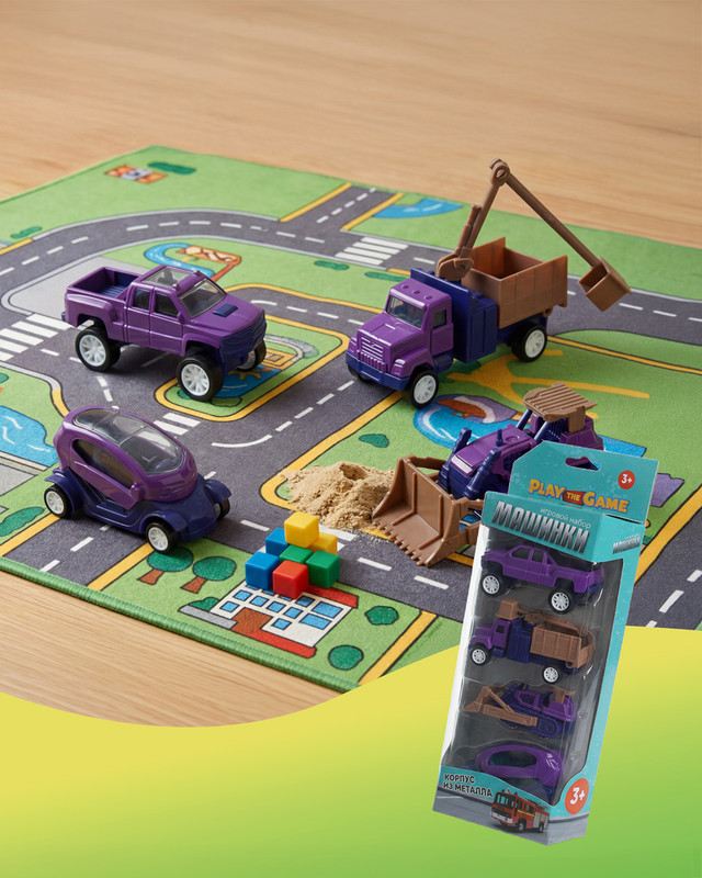 Игровой набор "Машинки", Play the Game, в ассортименте