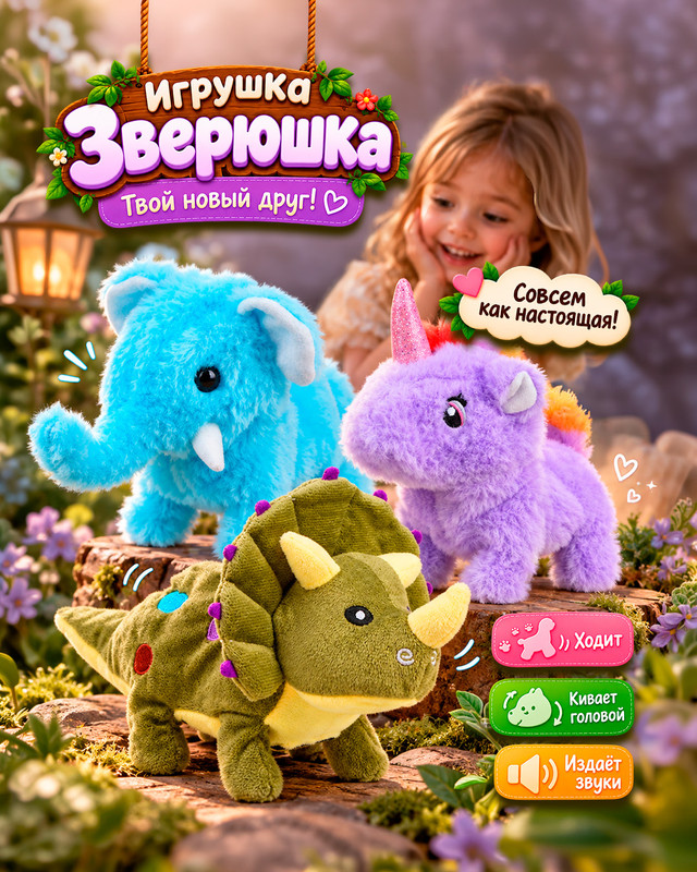 Игрушка "Зверюшка", Play the Game, в ассортименте