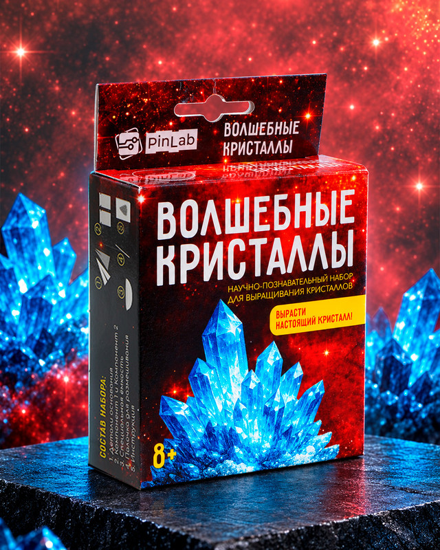 Набор для химических опытов "Волшебные кристаллы", в ассортименте