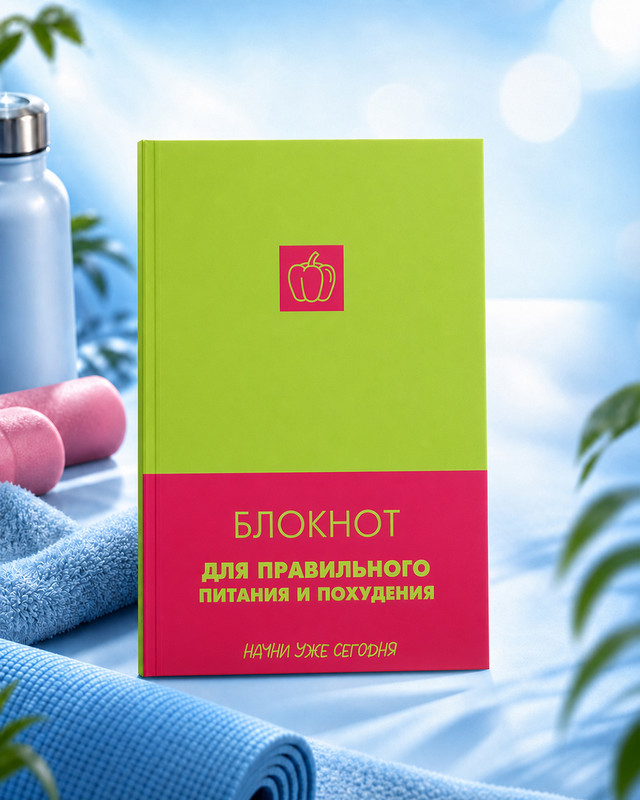 Блокнот "Для правильного питания и похудения", 60 листов, в ассортименте
