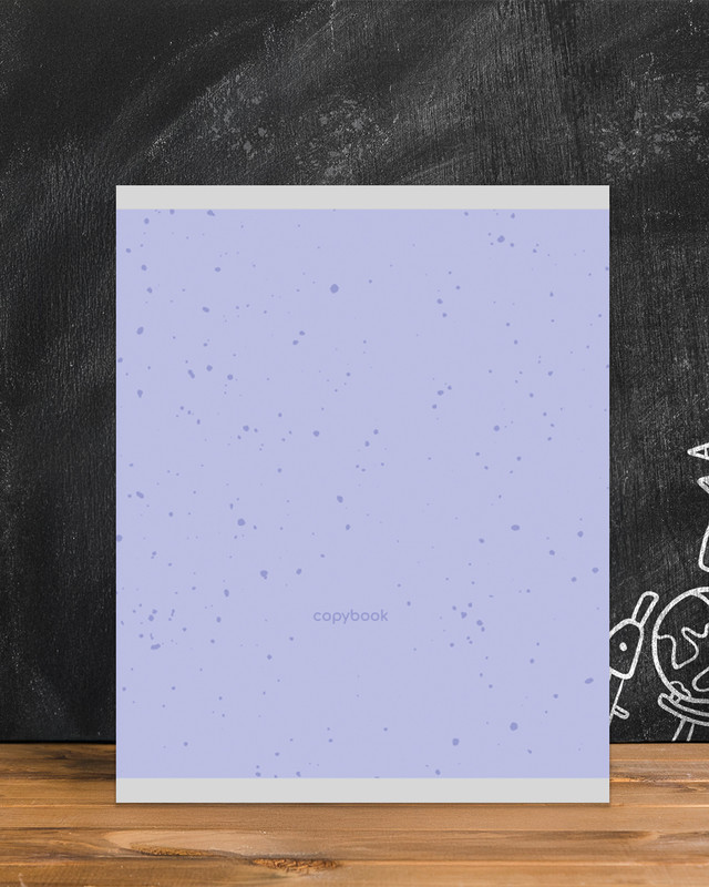 Notebook, A5, 80 sheets, squared, assorted
