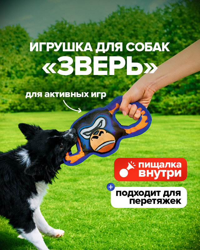 Игрушка для собак "Зверь", PrankBank, в ассортименте