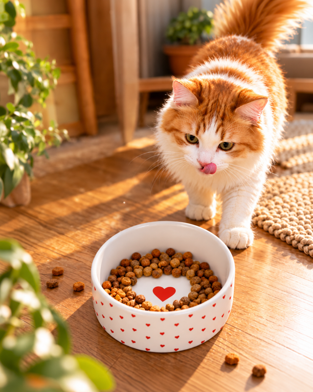 Глубокая керамическая миска для животных, Pet Club, 12,5х4,7 см, в ассортименте