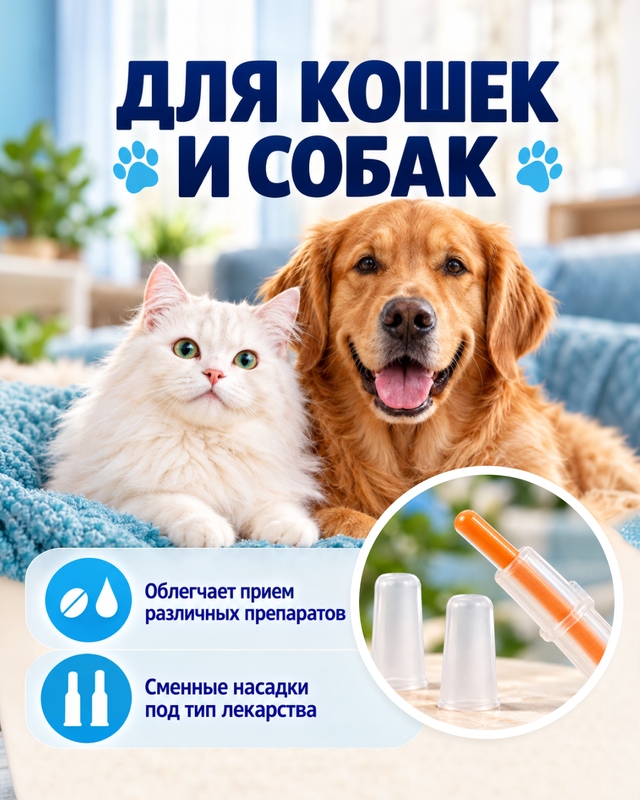 Таблеткодаватель для животных, Pet Club, в ассортименте