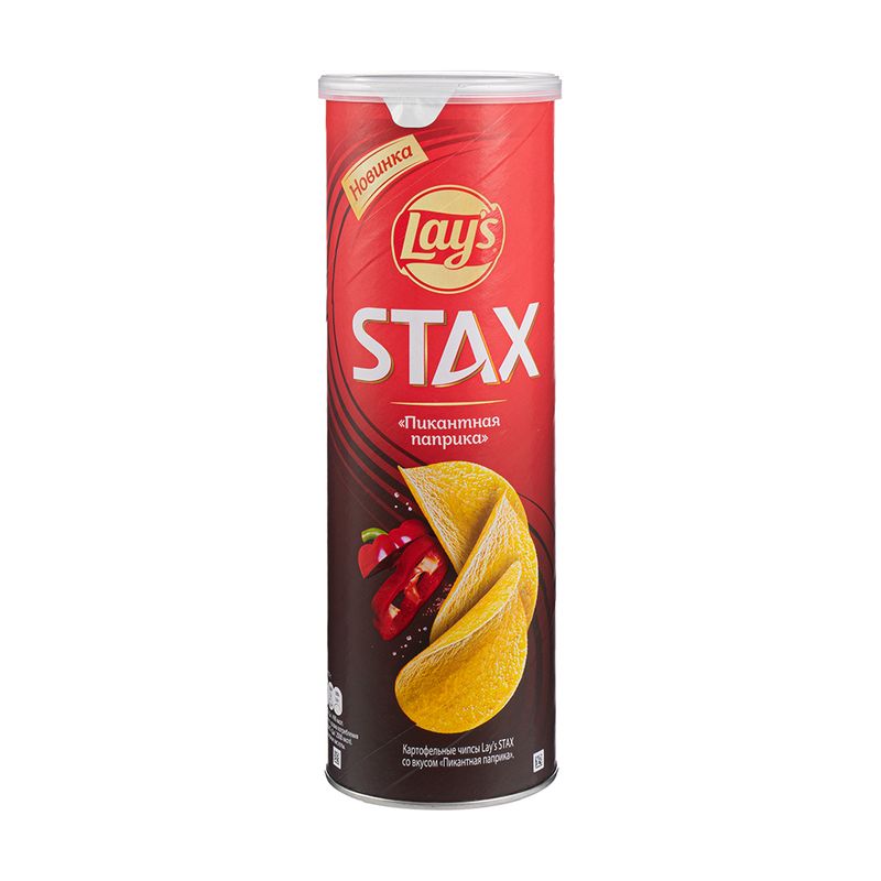 Чипсы, Lay’s Stax, 140 г