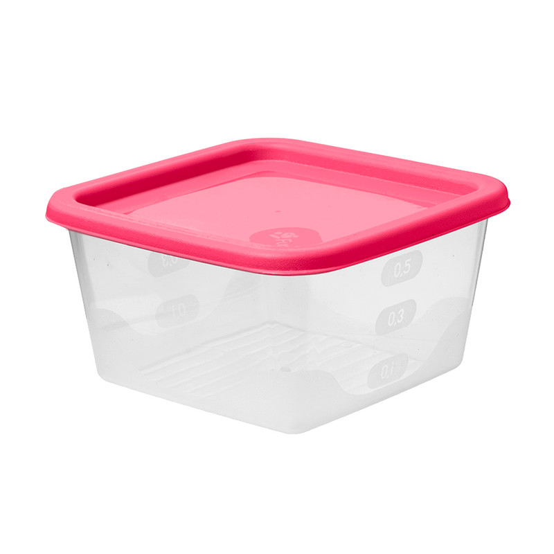 Square container 0.63 L