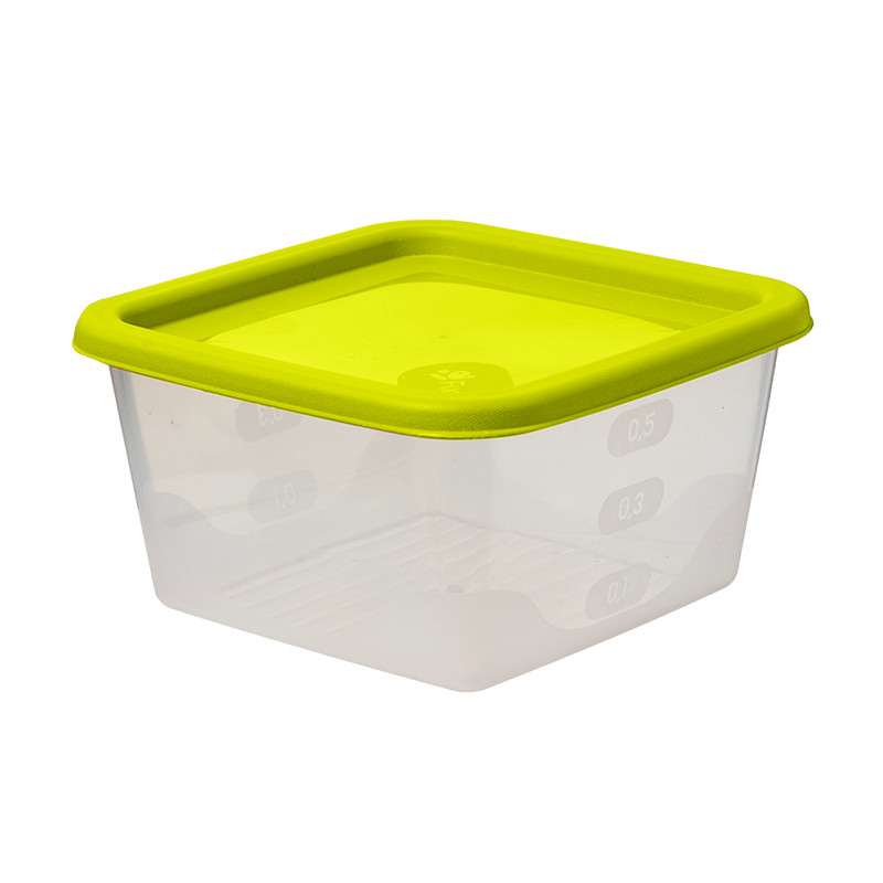 Square container 0.63 L