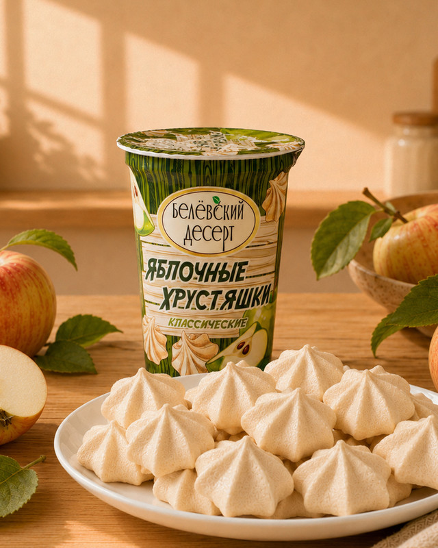 Хрустяшки яблочные, Белёвский десерт, 20 г - купить в интернет